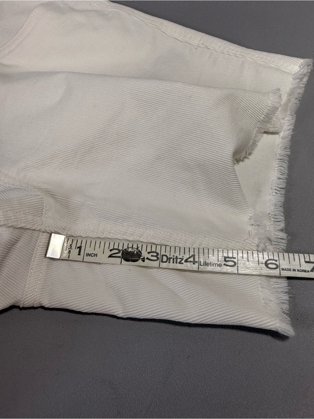 Carve Designs White Cotton Blend Corduroy Shorts - Picture 8 of 10